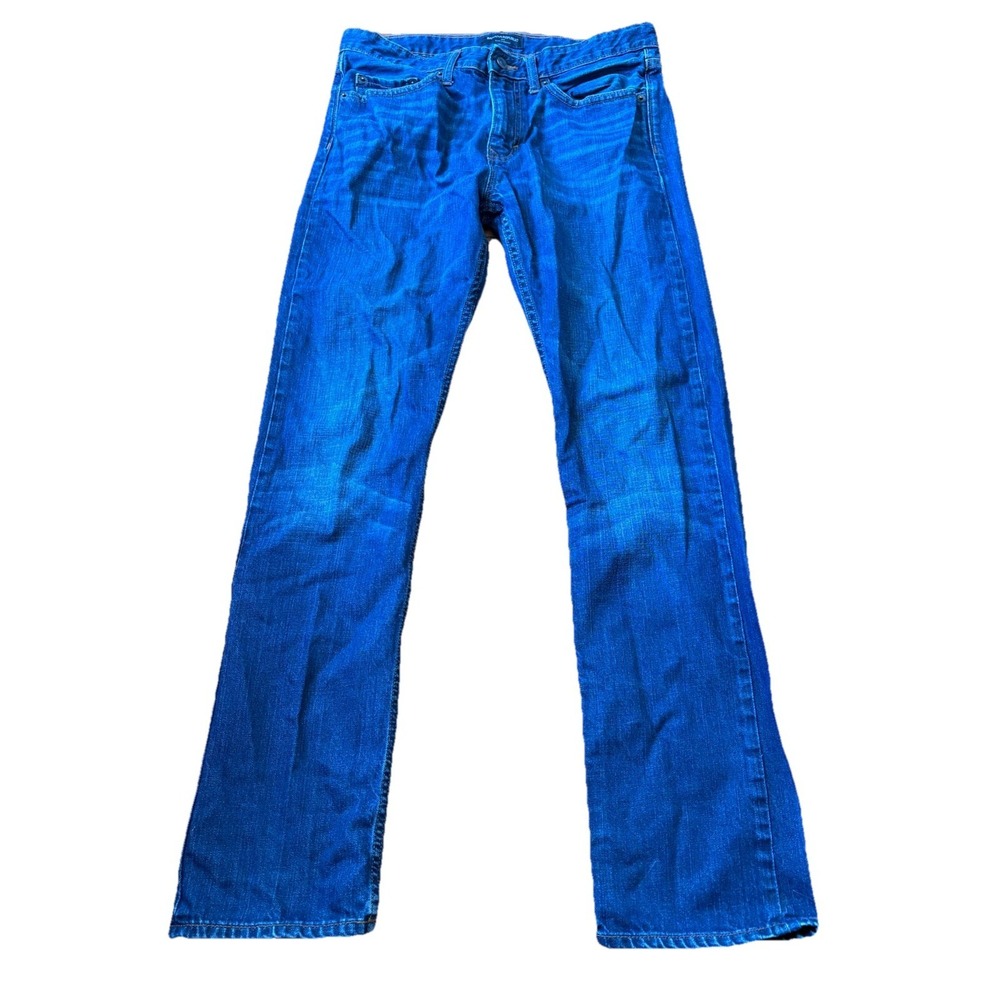 Banana Republic Traveler Jeans Mens 32x32 Fits like 30x32 Slim Straight Stretch